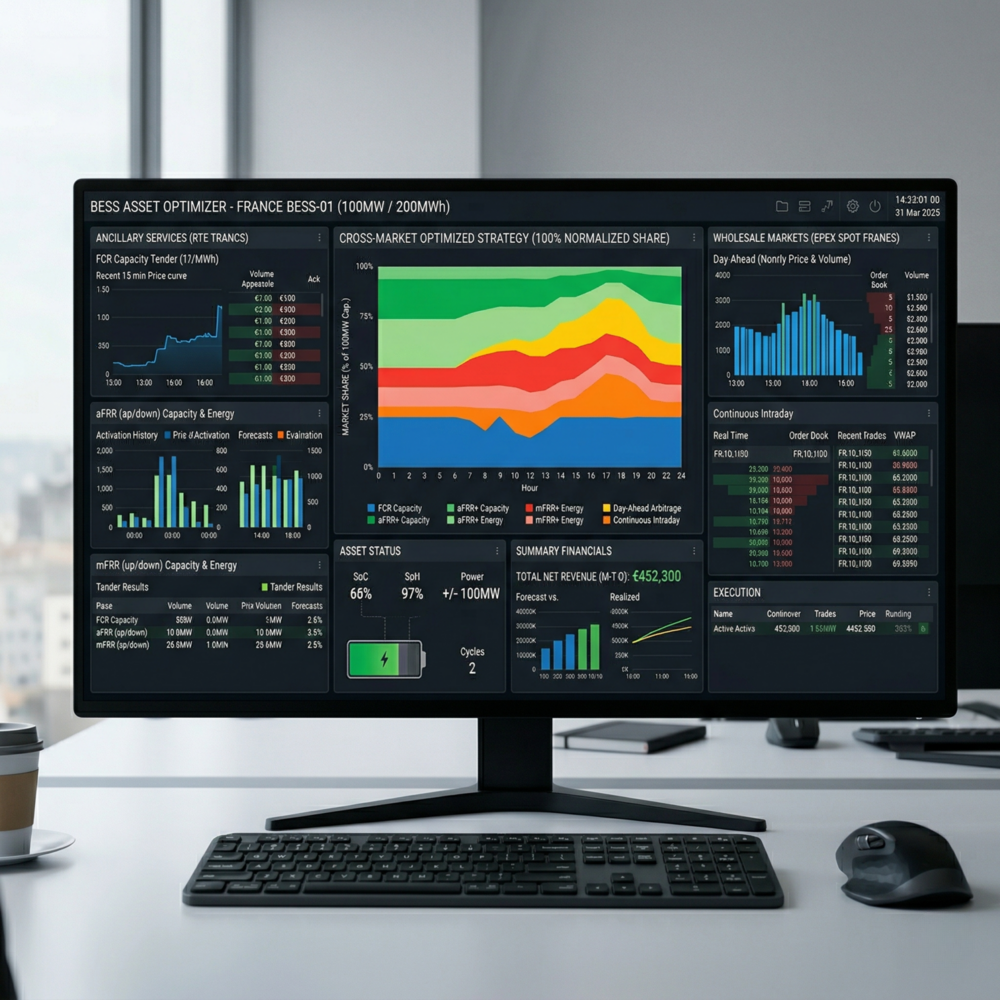 Bess cross-market optimization strategies
