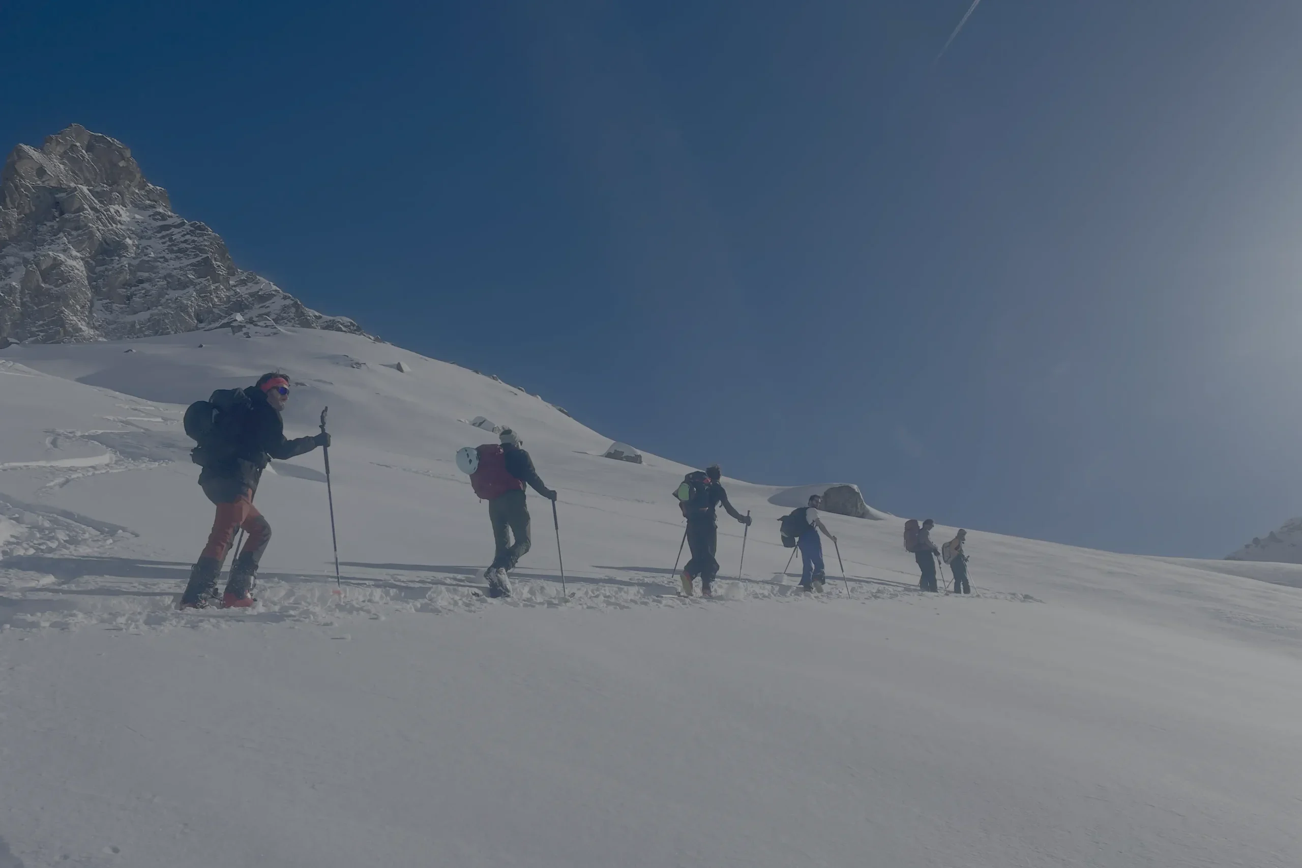 stackease team backountry skiing